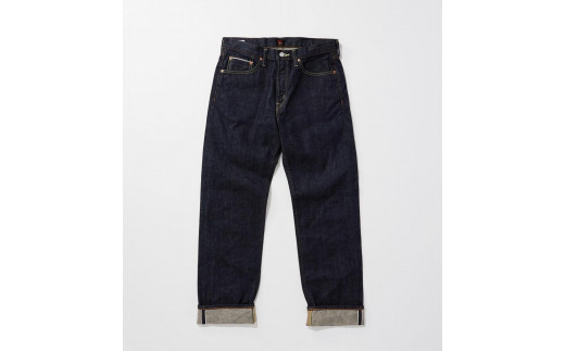 E50550-100-33) EDWIN 505ZX 50sルーズストレートパンツ SELVAGE