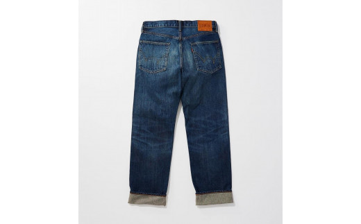 (E50550-126-32) EDWIN 505ZX 50sルーズストレートパンツ SELVAGE VINTAGE LOOSE STRAIGHT  MADE IN JAPAN 日本製 セルビッチ(濃色ブルー)【32インチ】