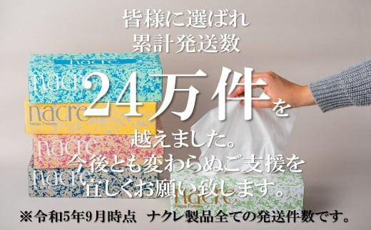 岩手県北上市のふるさと納税 ＜1月発送＞【工場直送】 ナクレ ティッシュペーパー  50箱