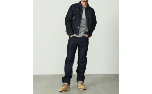 E50550-100-29) EDWIN 505ZX 50sルーズストレートパンツ SELVAGE