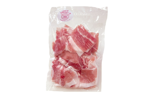 【1ヶ月毎5回定期便】大分県産上豚肉 「学問所ポーク」 ウデ・モモ 切り落とし 500g 計2.5kg