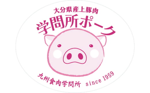 【1ヶ月毎4回定期便】大分県産上豚肉 「学問所ポーク」 ウデ・モモ 切り落とし 500g 計2kg