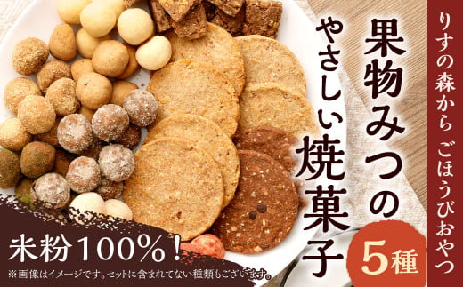 米粉100%「りすの森からごほうびおやつ」果物みつのやさしい 焼き菓子 セット 492600 - 福岡県北九州市