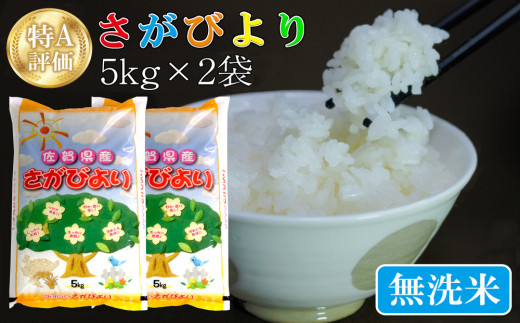 令和5年産 さがびより 無洗米 5kg【特A米 米 ブランド米 無洗米 県産米