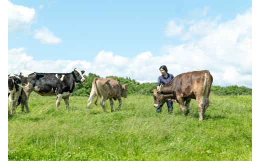 製品に使用している生乳は、すべて岩手県産。創業以来、酪農家のお母さんたちの想いを大切にしています。