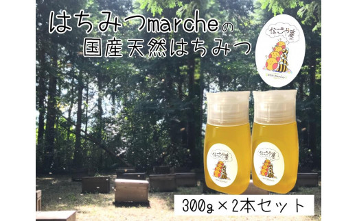なごやの天然はちみつボトル300g×2本セット 1172839 - 愛知県名古屋市