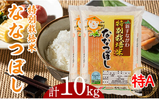 特別栽培米ななつぼし10kg（5kg×2袋）