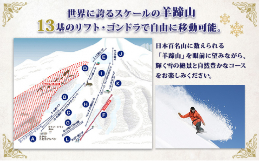 ニセコ 全山共通 リフト券 All Mt.Pass 1日券 【10枚】 2023-2024 