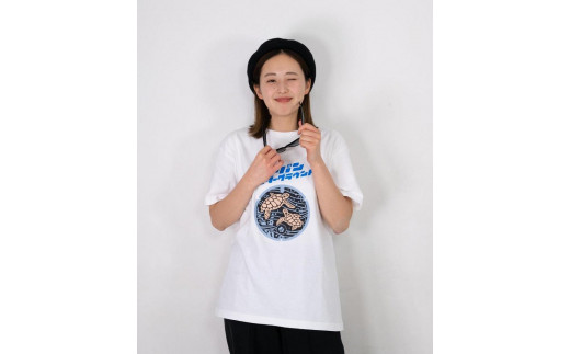 みなべ町 マンホールTシャツ【Mサイズ・白】A508-1M 1177219 - 和歌山県みなべ町