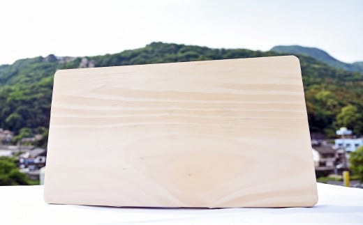 いちょうの木のまな板(小) 1枚 【縦約21cm、横約36cm、厚さ2cm】 無塗装 日本製 1179024 - 福岡県香春町
