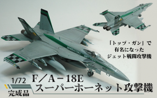 No.579 F／A－18E　スーパーホーネット攻撃機　1／72 ／ 模型 完成品 柏木崇男 茨城県