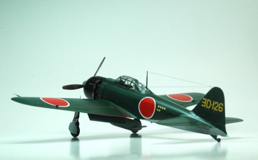 No.575 零式艦上戦闘機52型 赤松貞明中尉乗機 1／48 ／ 模型 完成品