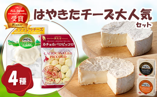 北海道安平町のふるさと納税 夢民舎はやきたチーズ大人気セット【1468533】