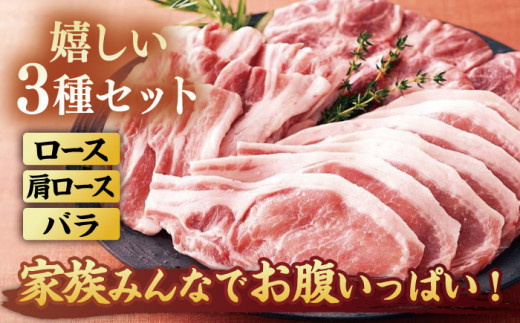 【あっさりとした上質な肉質】平戸島豚 焼肉セット 焼肉 ロース バラ 豚肉