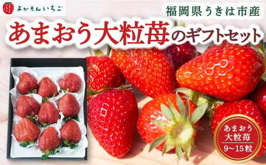 よかもんいちご あまおう大粒苺のギフトセットA 2024年12月中旬から12月下旬 出荷予定 267116 - 福岡県うきは市