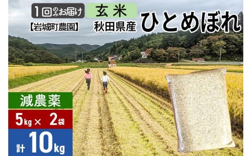 白米】〈減農薬〉秋田県由利本荘市産 ひとめぼれ 15kg(5kg×3袋) 令和5