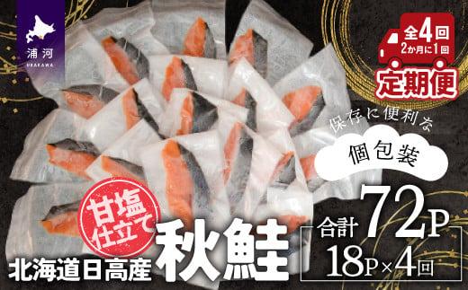 北海道日高沖で活きたまま水揚げした新鮮な秋鮭を甘塩に仕上げた「秋鮭切身」のセットです。