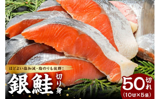 銀鮭の切身（10切×5袋） mi0012-0081 206399 - 千葉県南房総市