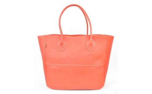【全6色】栃木レザーのトートバッグ 大容量  A4サイズ パソコン 肩掛け 旅行にも/Tote bag 03/L/レッド/minca　387【かばん ファッション 人気 おすすめ 】 700444 - 栃木県栃木市