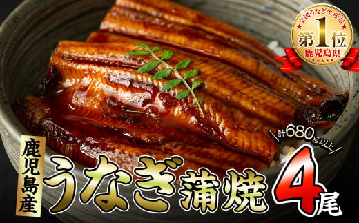 くすだ屋の極上うなぎ 4尾(170g×4)＜計680g以上＞ c2-010 425729 - 鹿児島県志布志市