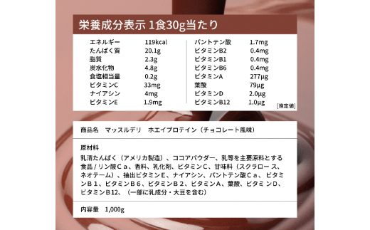 ふるさと納税 マッスルデリ ホエイプロテイン 100 チョコレート 1kg