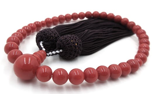【最高級品】赤珊瑚 念珠 数珠（fju-100） 1195279 - 高知県宿毛市