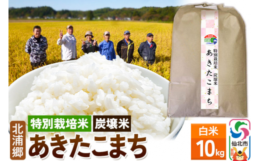 【特別栽培米 炭壌米 あきたこまち】令和5年産 白米 10kg