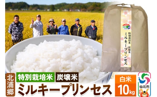 【特別栽培米 炭壌米 ミルキープリンセス】令和5年産 白米 10kg