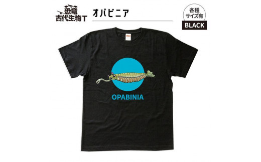 恐竜・古代生物Tシャツ　オパビニア　サイズ130（キッズ・ユニセックス）　　 1196328 - 福島県いわき市