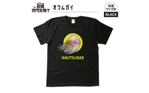 恐竜・古代生物Tシャツ オウムガイ 011