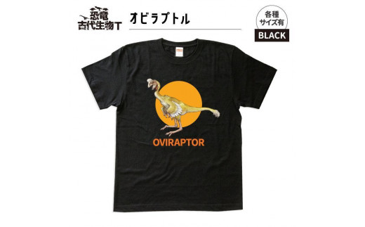 恐竜・古代生物Tシャツ　オビラプトル　サイズ100（キッズ・ユニセックス） 1196382 - 福島県いわき市