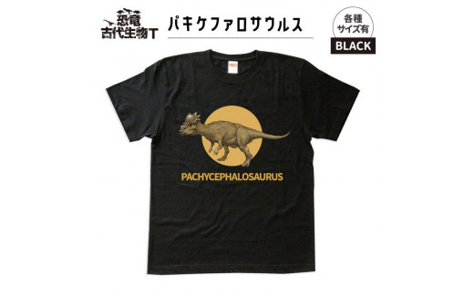 恐竜・古代生物Tシャツ　パキケファロサウルス 036　サイズ110（キッズ・ユニセックス） 1197260 - 福島県いわき市 |