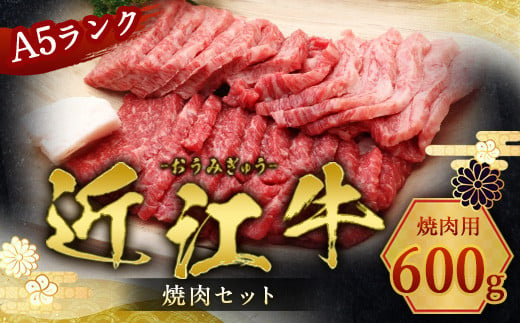 近江牛 焼肉 セット 600ｇ　牛肉 和牛 黒毛和牛 国産　AI29
