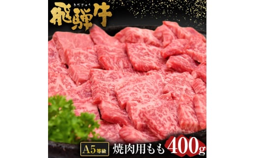 飛騨牛 A5 等級 焼肉 用 400g（ モモ肉 ） | 肉のかた山 牛肉 M12S85 727912 - 岐阜県美濃加茂市