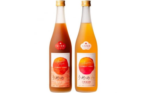 【紀州完熟南高梅使用】濃厚「ねり梅酒」と芳醇「梅酒」各720mlの飲み比べ【TM18】 881870 - 和歌山県由良町