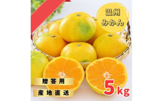 【先行予約】ゆら早生みかん 贈答用 秀品 5kg（2S~2L）【2025年10月上旬から10月下旬までに順次発送】 / みかん 蜜柑 柑橘 果物 フルーツ 早生 秀品 贈答【tmf004】