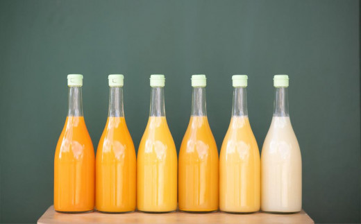 瀬戸内の柑橘100%ストレートジュース旬の大瓶（720ml）6本セット 1202572 - 広島県尾道市