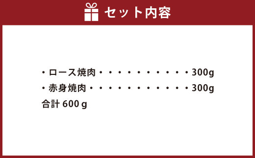 北さつま髙崎牛 焼肉食べ比べセット(2種盛り合計600g)