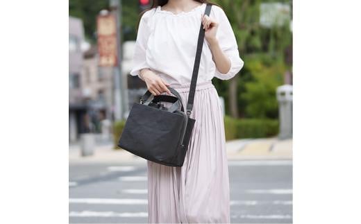 【豊岡鞄】TUTUMU tre mini boston bag（S4100）グレー 1210567 - 兵庫県豊岡市