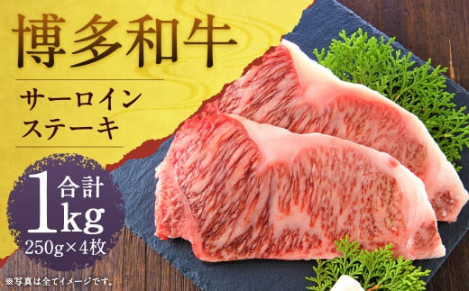 博多和牛サーロインステーキセット 1kg(250g×4枚) 1132425 - 福岡県嘉麻市
