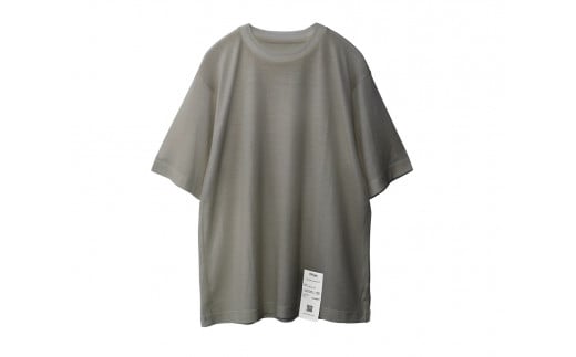 [60-06] 【尾州産】想像を覆す極上メリノウール100%Tシャツ（ライトグレー）