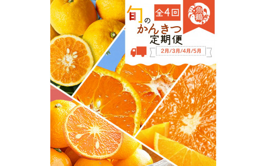 G60-T30_【定期便 全4回】紀州和歌山産旬の柑橘セット（ポンカン・清見・なつみ・甘夏）