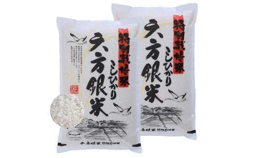 特別栽培米こしひかり　六方銀米　白米10kg（5kg×2袋） 912442 - 兵庫県豊岡市