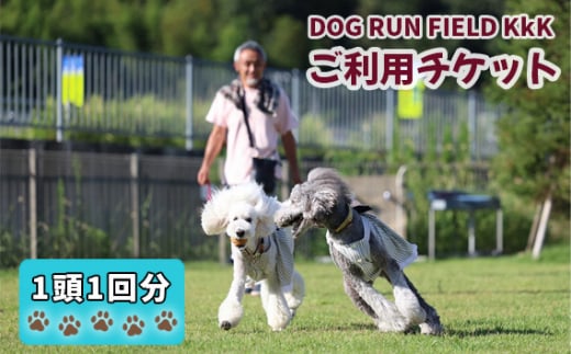 DOG RUN FIELD KkK ご利用チケット [No.909] / ドッグラン 人口芝生 天然芝生 ペット 岐阜県