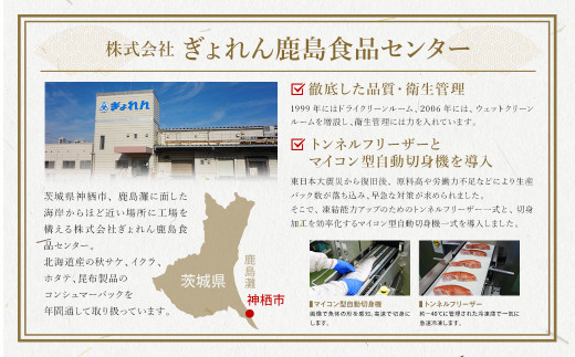 【北海道産原材料使用】 厚切秋鮭切身 16切 合計約1.6kg