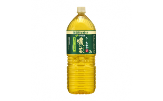 ＜毎月定期便＞おーいお茶　濃い茶2L12本全3回【4010468】