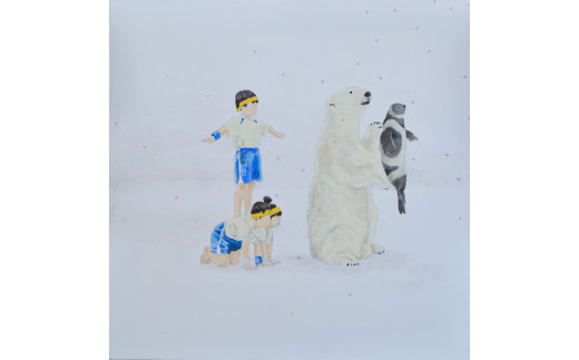 絵画 小サイズ 33.0cm×33.0cm HAS001-4 1220957 - 東京都東大和市