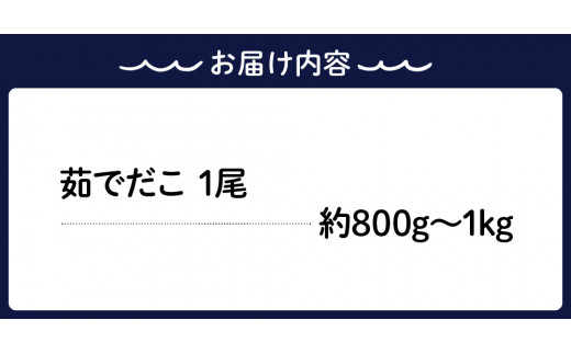 冷凍 茹でだこ 1尾 (約800g～1kg) - 広島県呉市｜ふるさとチョイス
