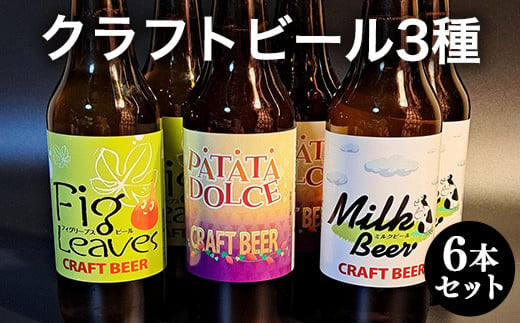 ６２１．クラフトビール３種６本セット※離島への配送不可 827729 - 鳥取県北栄町