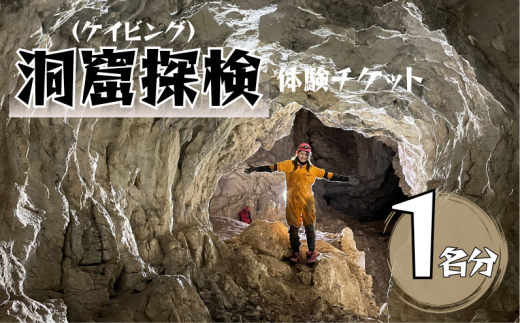 洞窟探検(ケイビング)体験チケット 1名分 1227242 - 岡山県新見市